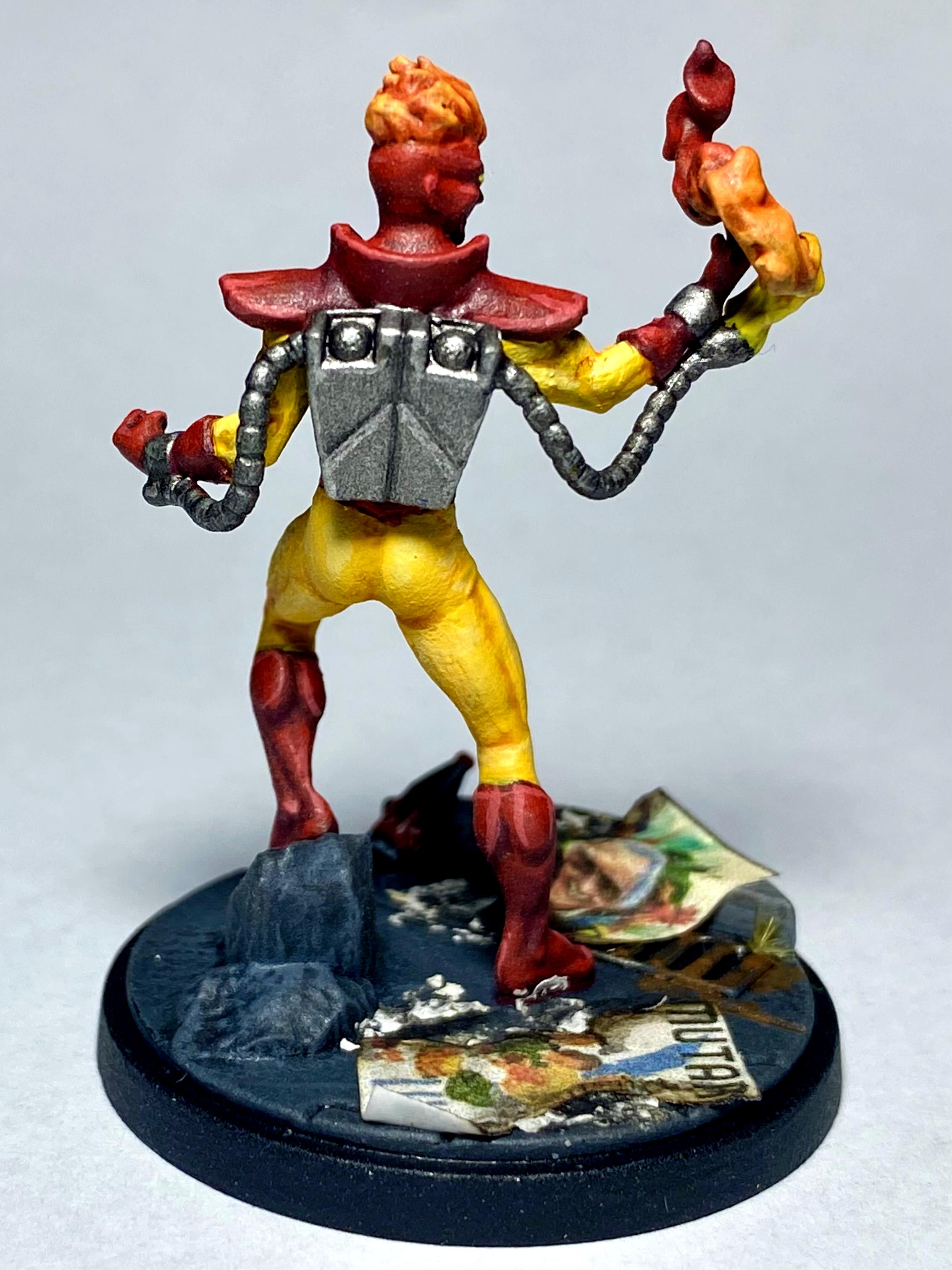 Atomic Mass Games Brotherhood Of Evil Mutants Fire Flames Infinity